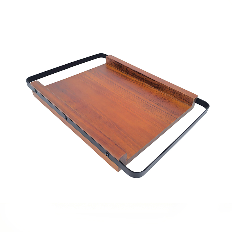Wooden serving tray