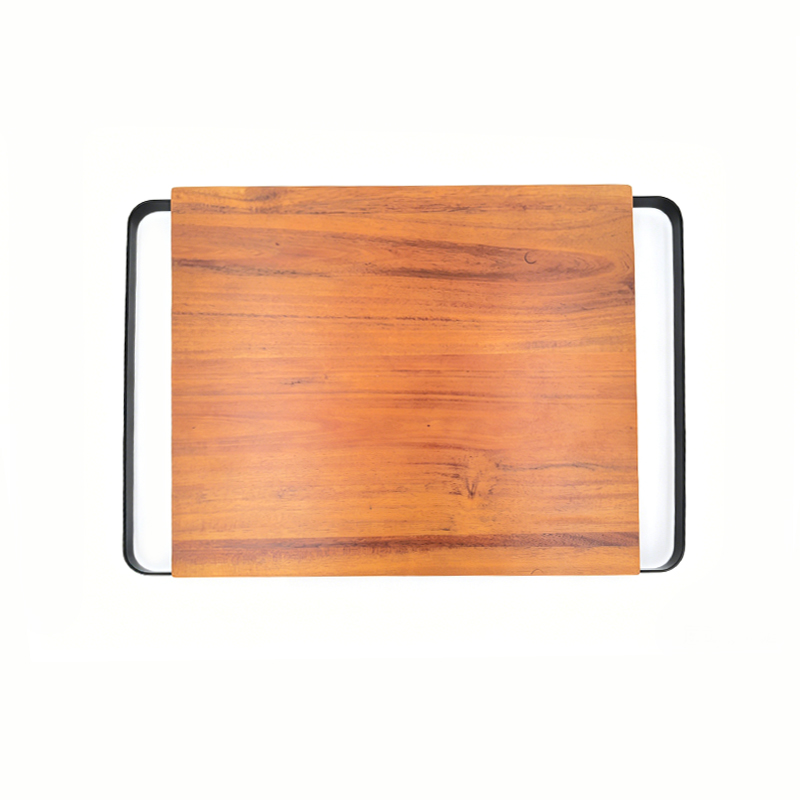 Wooden serving tray
