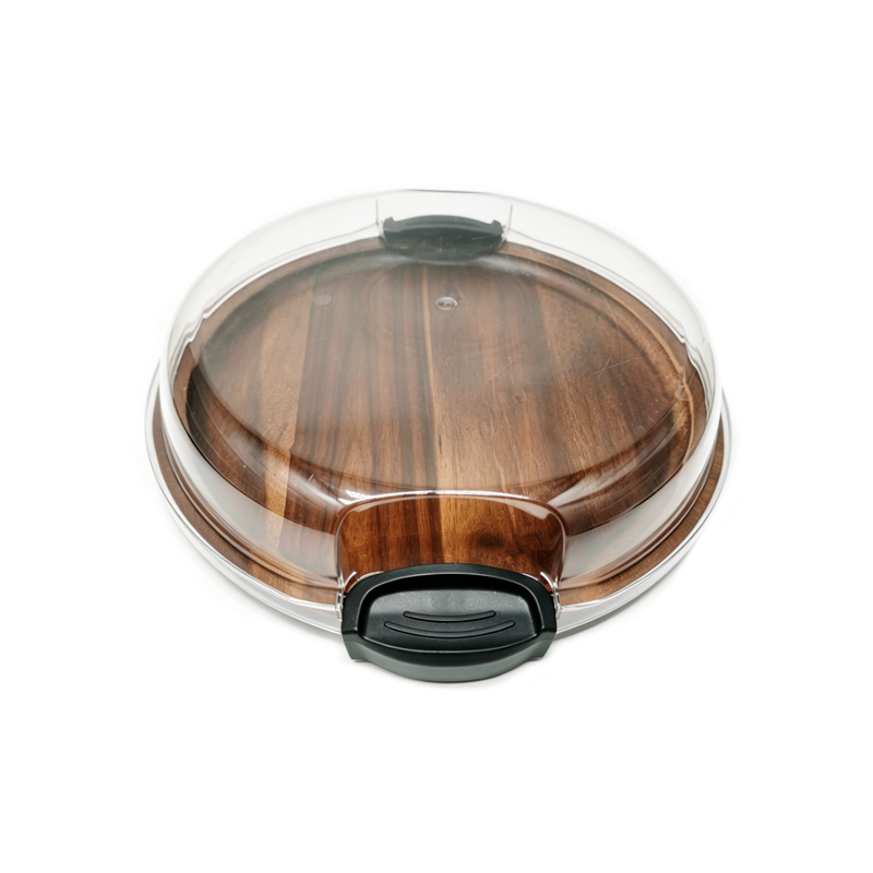 Wooden tray with lid