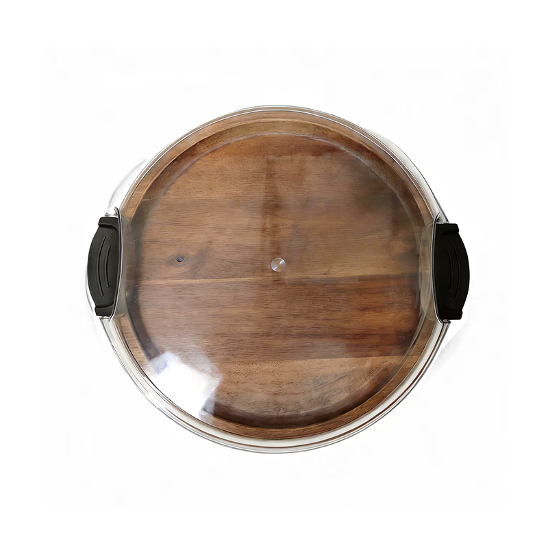 Wooden tray with lid