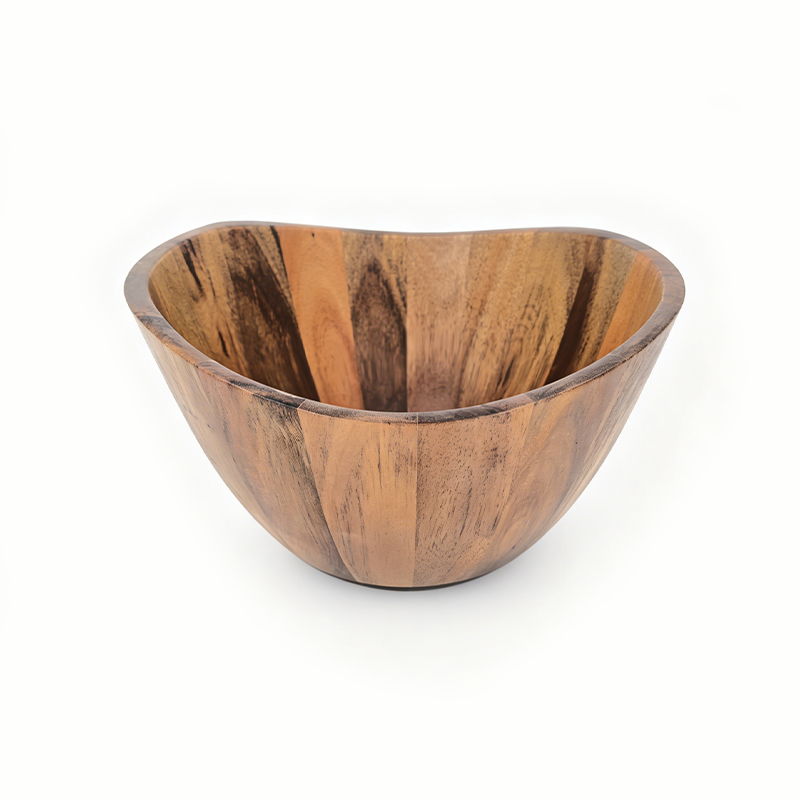 Wooden salad bowl