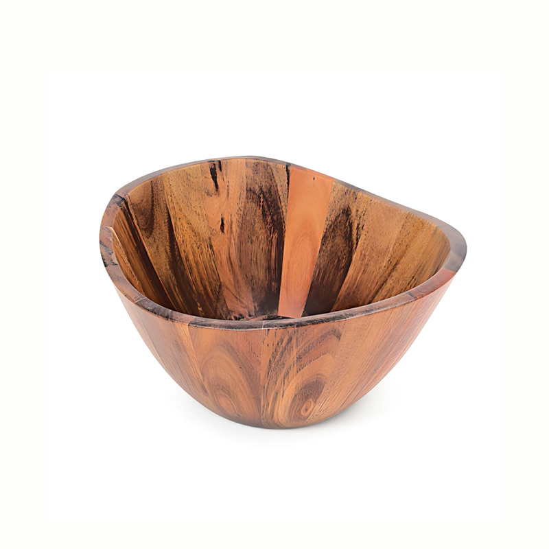 Wooden salad bowl