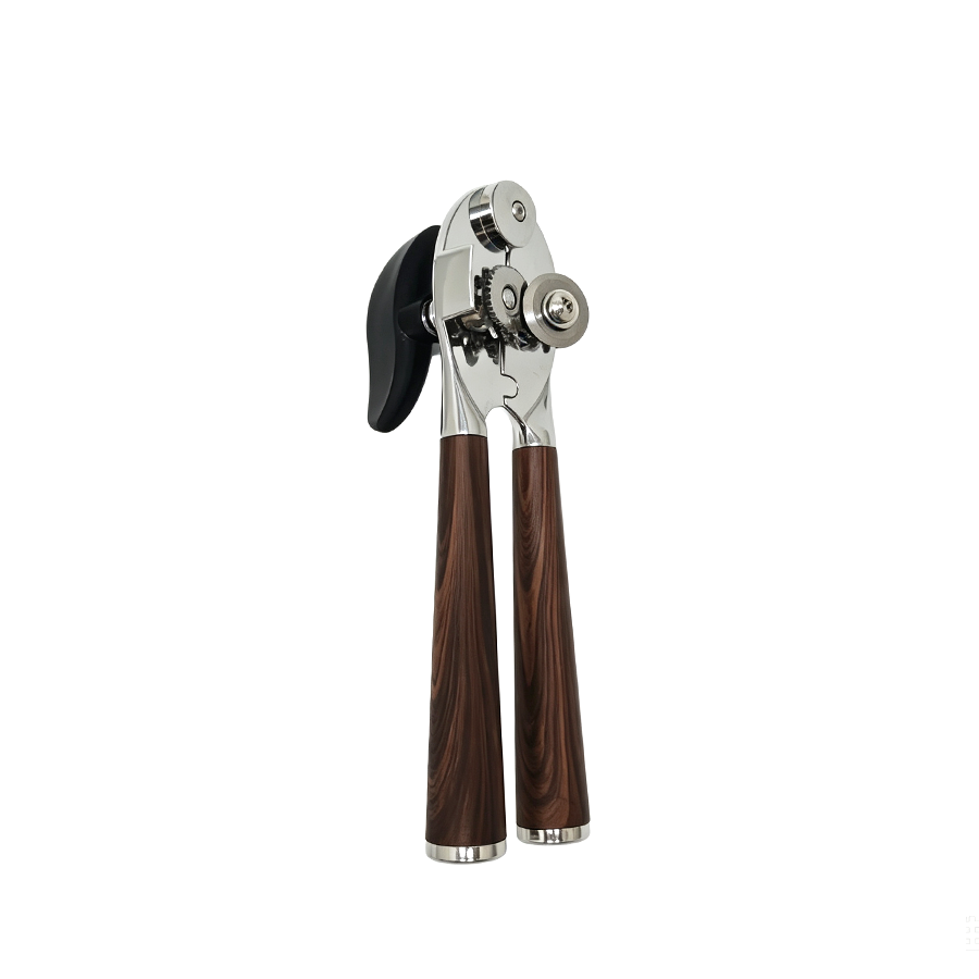 Can Opener With Wooden Handle