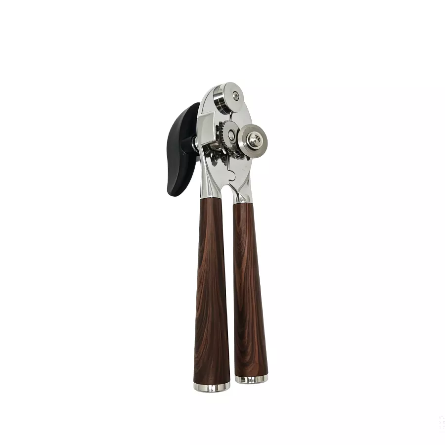 Can Opener With Wooden Handle