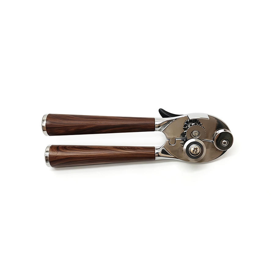 Can Opener With Wooden Handle