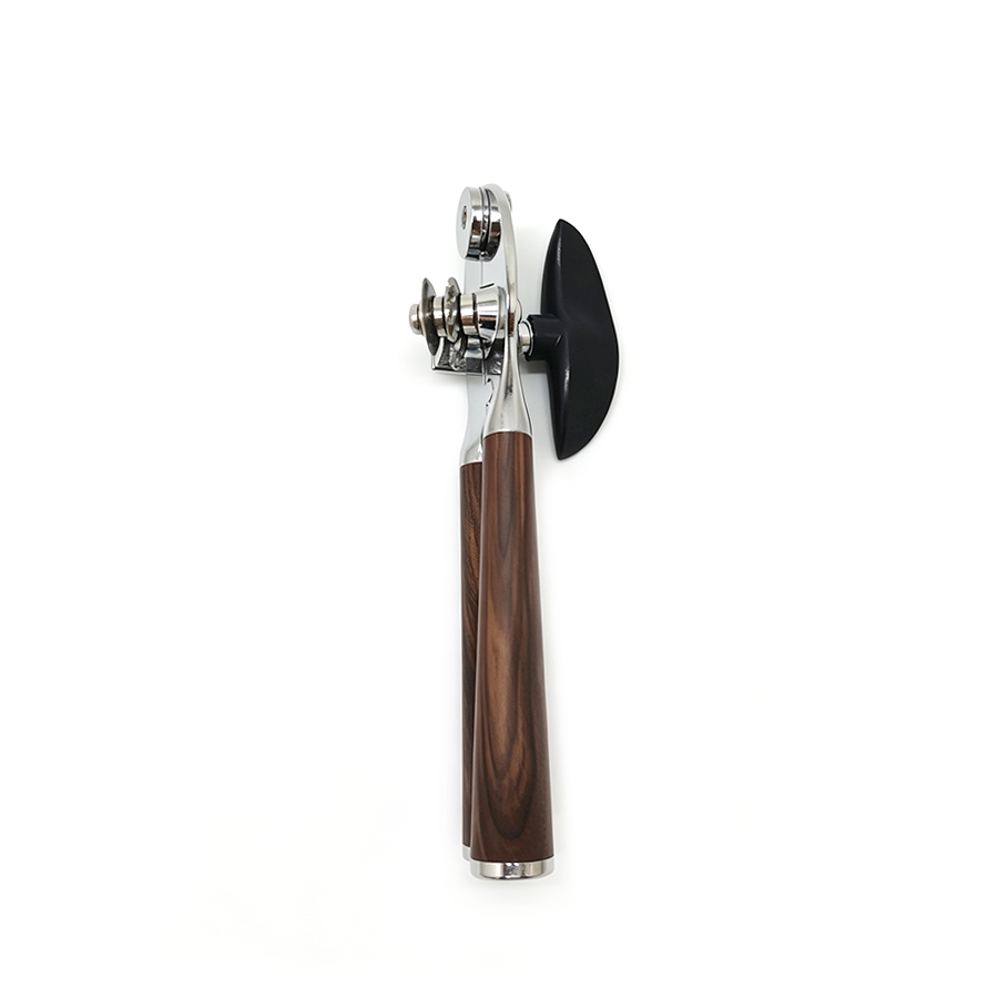 Can Opener With Wooden Handle