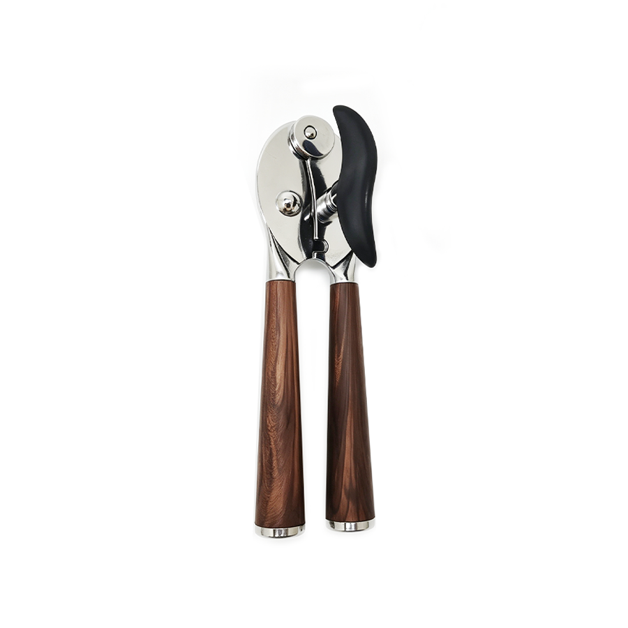Can Opener With Wooden Handle