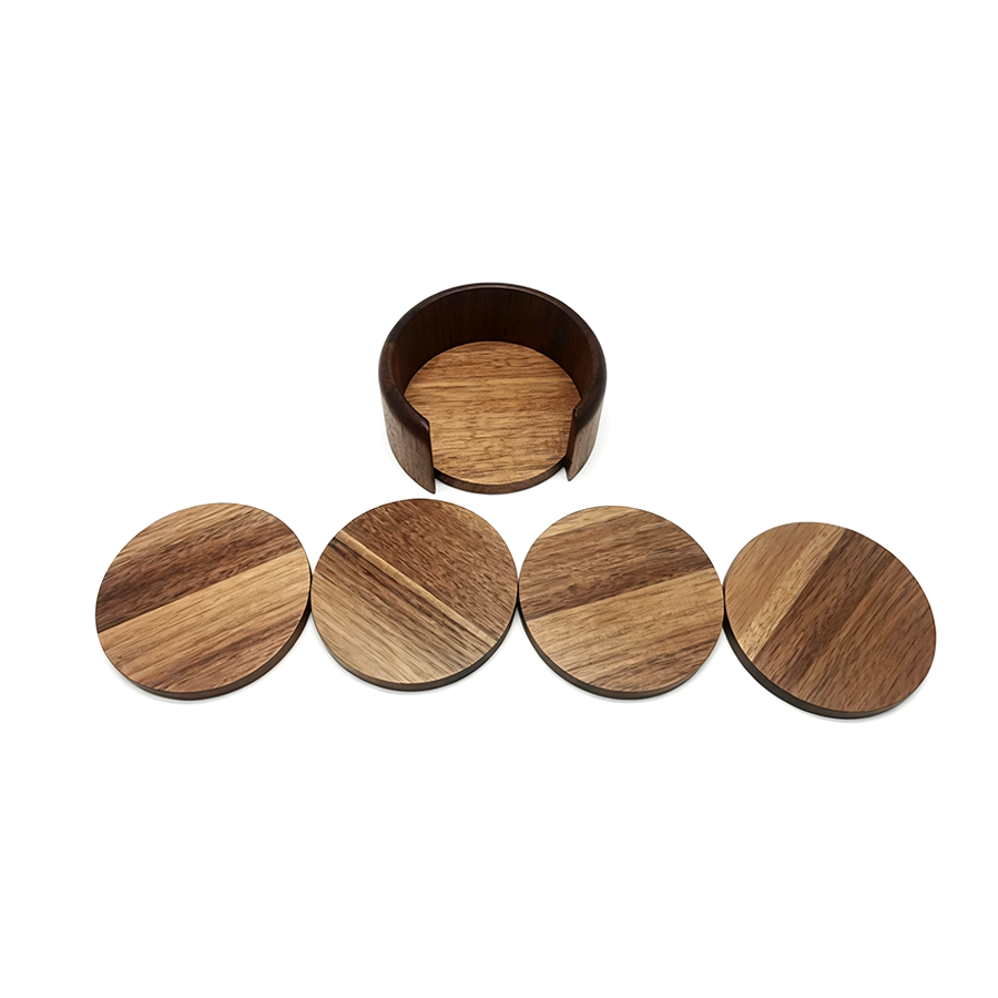 Wooden Coaster Set