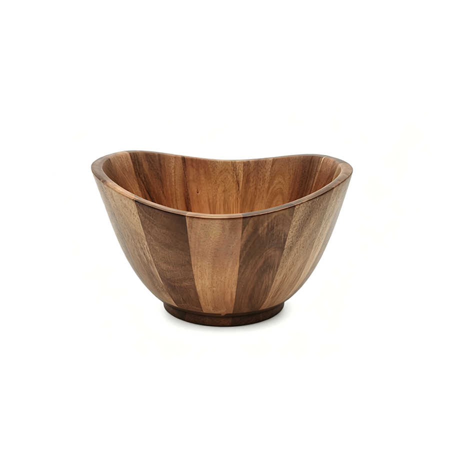 Wooden salad bowl