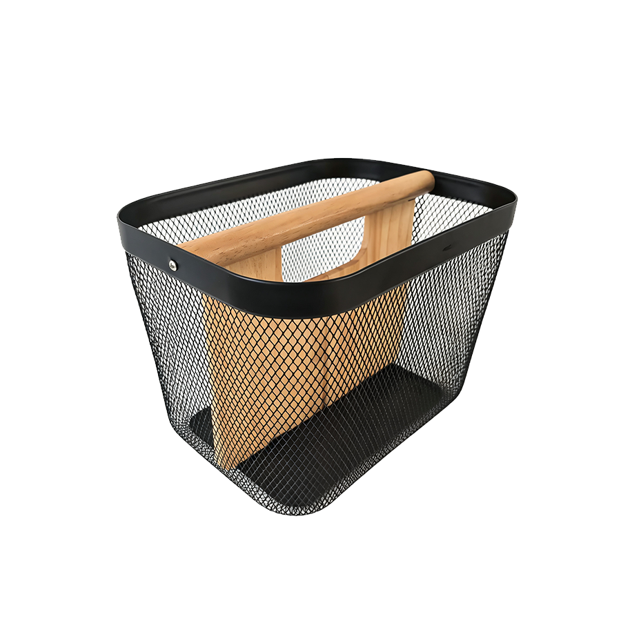 Steel mesh basket