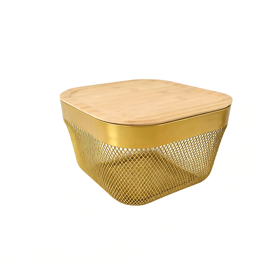 Steel mesh basket