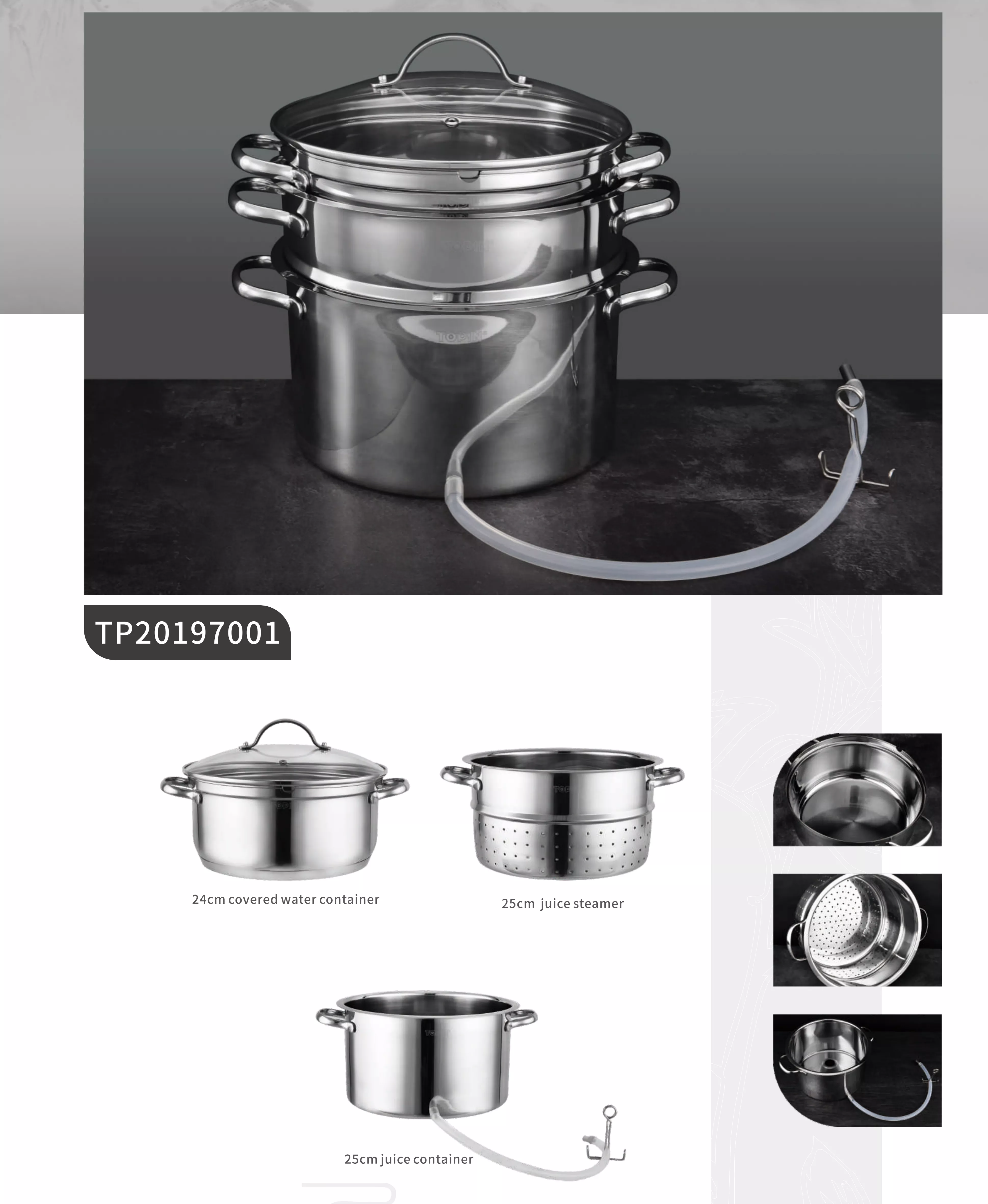 Stainless steel cookware sets