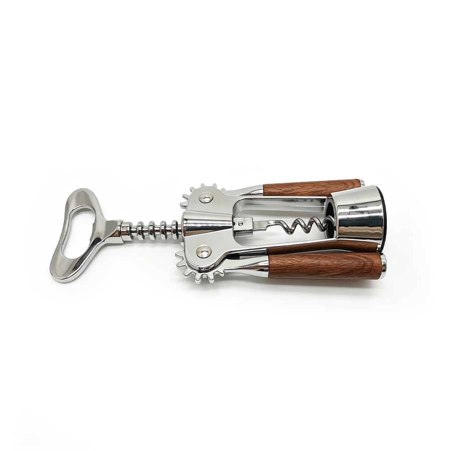 Corkscrew  With Wooden Handle