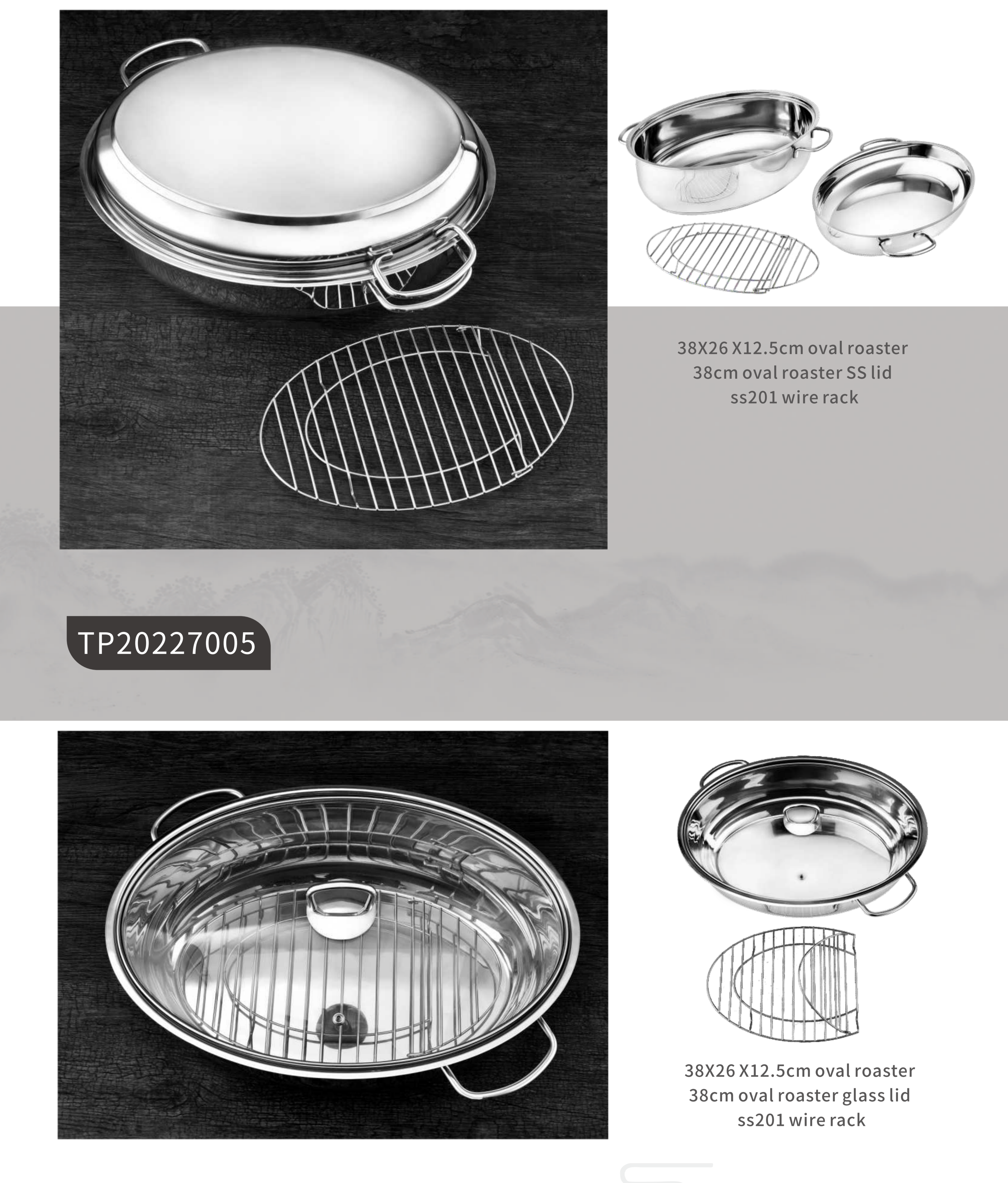 Stainless steel cookware sets
