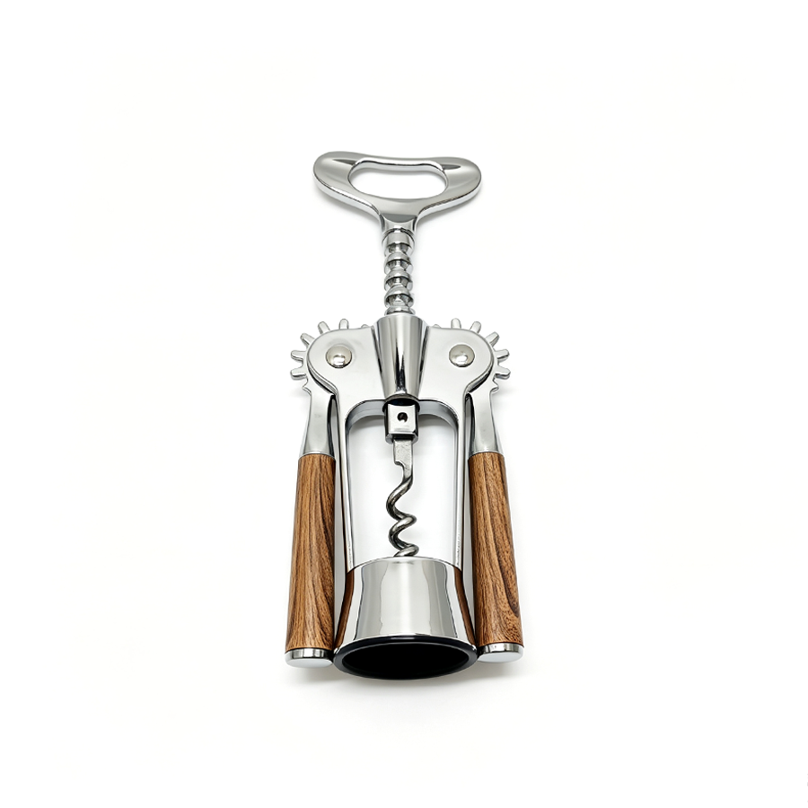 Corkscrew  With Wooden Handle