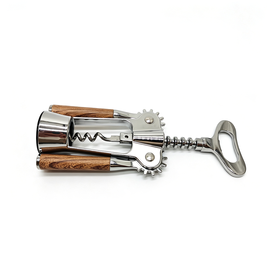 Corkscrew  With Wooden Handle