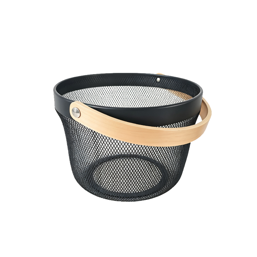 Steel mesh basket