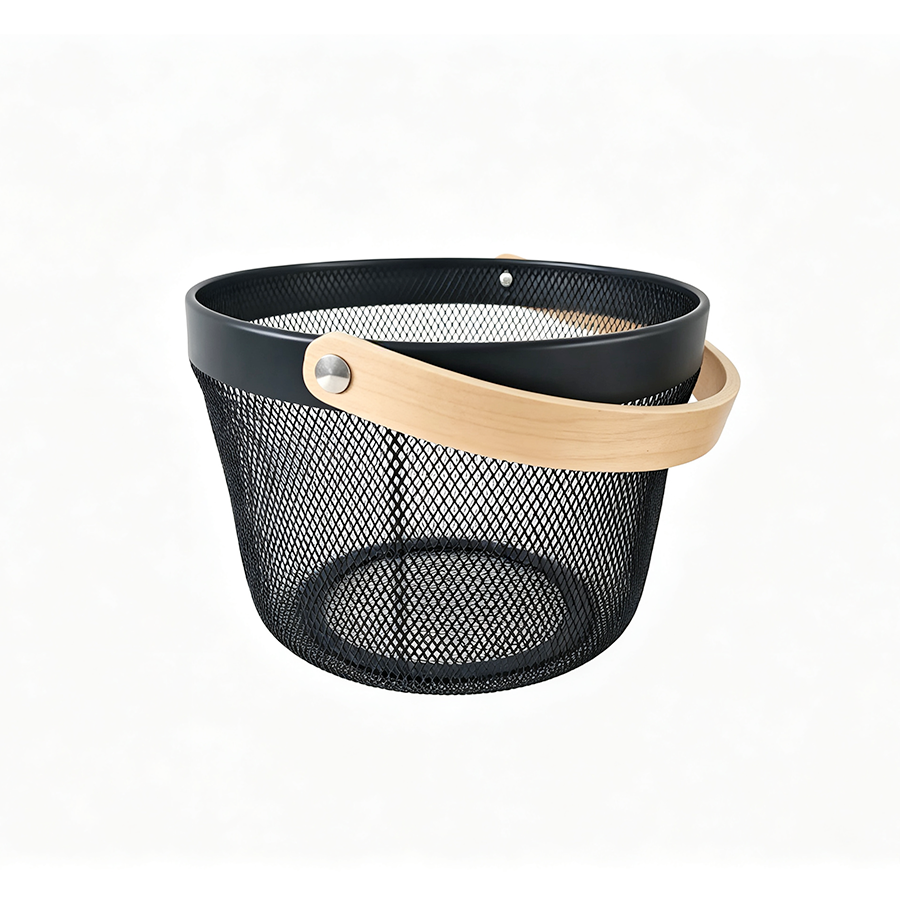 Steel mesh basket