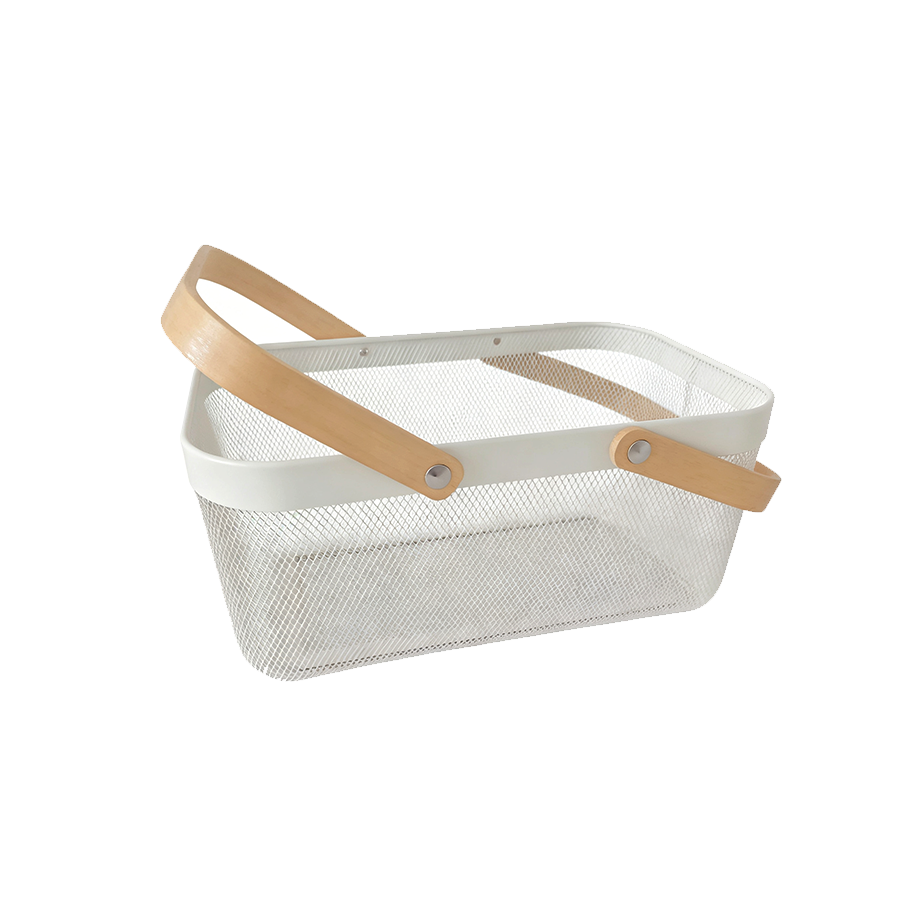 Steel mesh basket