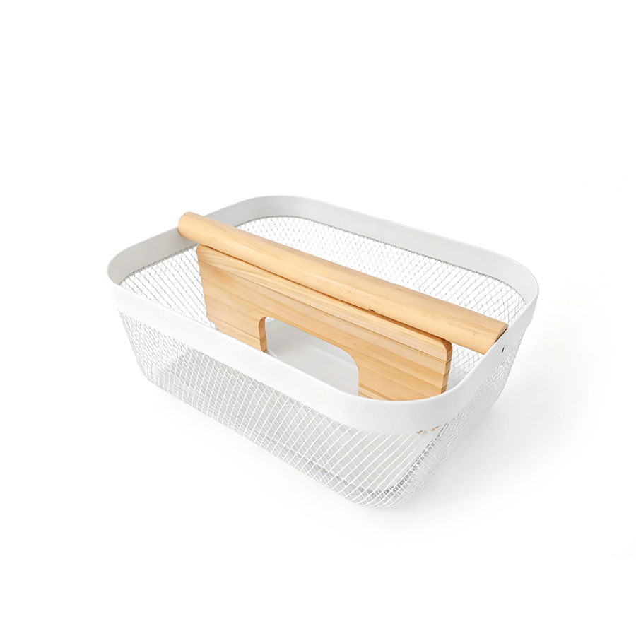 Steel mesh basket