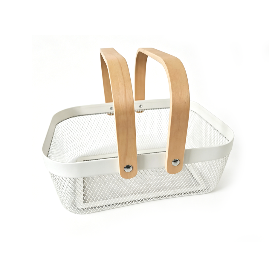 Steel mesh basket